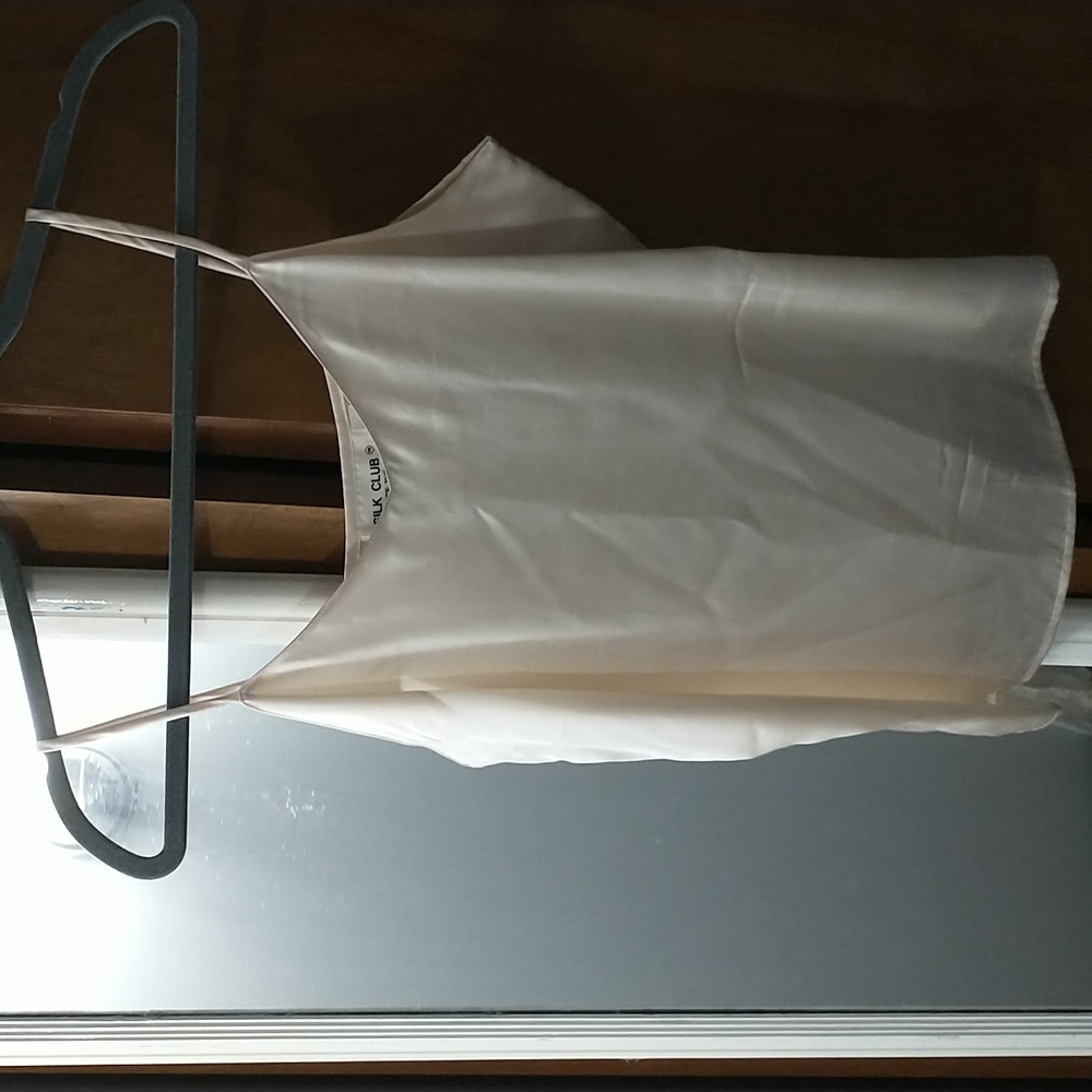 100% silk ivory cami